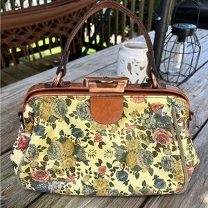 Patricia Nash Floral Satchel Bag